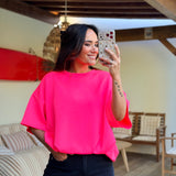 T-shirt Mylan Rose fluo