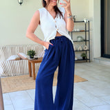 Pantalon David Bleu marine