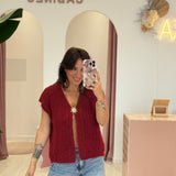 Gilet Mael Bordeaux