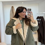 Manteau Lilio Kaki