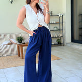 Pantalon David Bleu marine