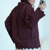 Chemisier Ethan Aubergine