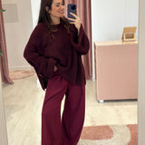 Pantalon Amaury Aubergine