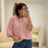 Gilet Joséphine Rose