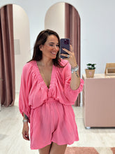 Charger l&#39;image dans la galerie, Combi-short Capucine Rose
