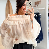 Blouse Albane Écrue