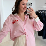 Chemisier Café Rose