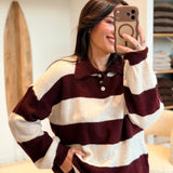 Pull Tristan Bordeaux