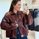Veste Melina Bordeaux