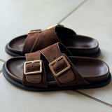 Mules Nell Marron