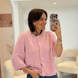 Gilet Joséphine Rose