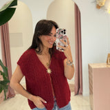 Gilet Mael Bordeaux