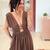 Robe Jade Marron