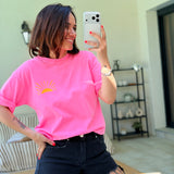 T-shirt Beach Club Rose