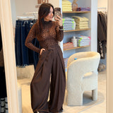 Pantalon Eliot Marron