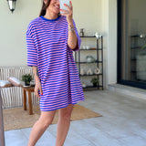 Robe Mary Bleu marine