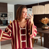 Gilet Morgan Bordeaux