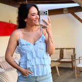 Top Gautier Bleu
