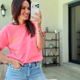 T-shirt Beach Club Corail