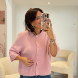 Gilet Joséphine Rose
