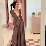 Robe Jade Marron