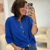 Gilet Joséphine Bleu Roi