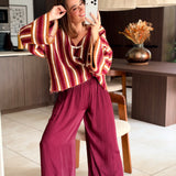Pantalon Stan Bordeaux