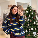 Pull Simon Bleu Marine