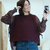 Gilet Victor Aubergine