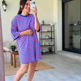 Robe Mary Bleu marine