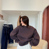 Sweat Super Mom Marron