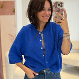 Gilet Joséphine Bleu Roi