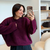Pull Malo Aubergine