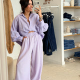 Chemisier Eloi Lilas