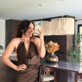 Robe Thelma Marron