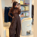 Pantalon Eliot Marron