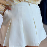 Jupe-short Nora Blanche