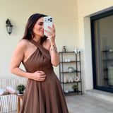Robe Astrid Marron