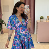Robe Caroline Bleue
