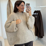 Pull Henri Taupe