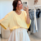 T-shirt Elian Jaune