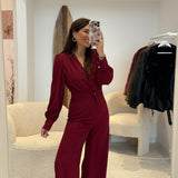 Combinaison Guilia Bordeaux