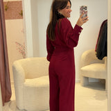 Combinaison Guilia Bordeaux