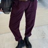 Pantalon Marceau Aubergine