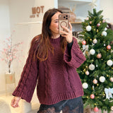 Pull Lucien Aubergine