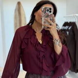 Blouse Lily Bordeaux