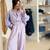 Chemisier Eloi Lilas