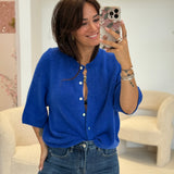 Gilet Joséphine Bleu Roi