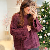 Pull Lucien Aubergine