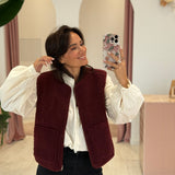 Veste Norah Bordeaux